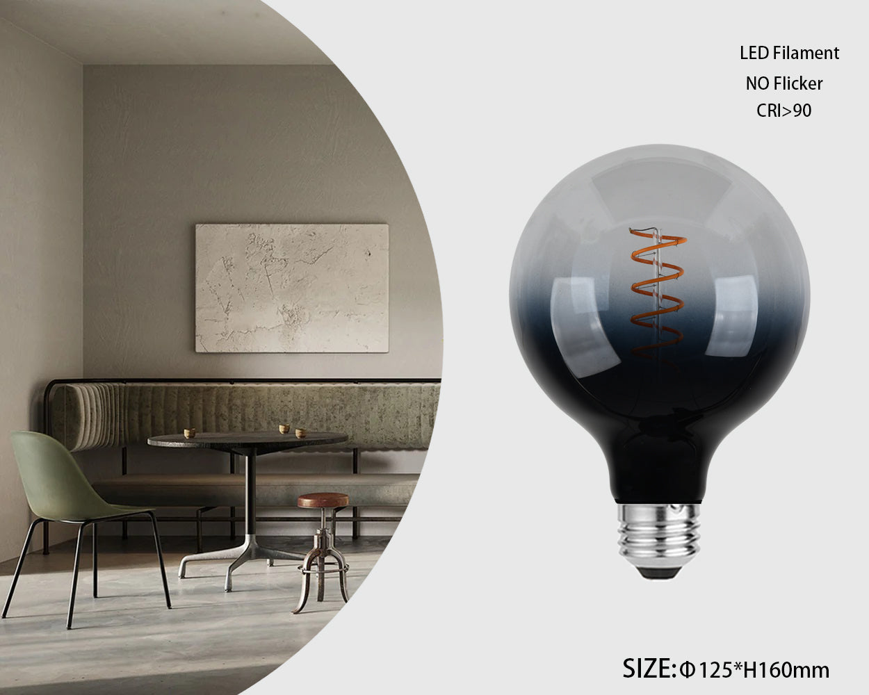 LED colorful bulb G125