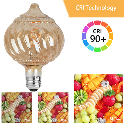 LED Amber bulb G125