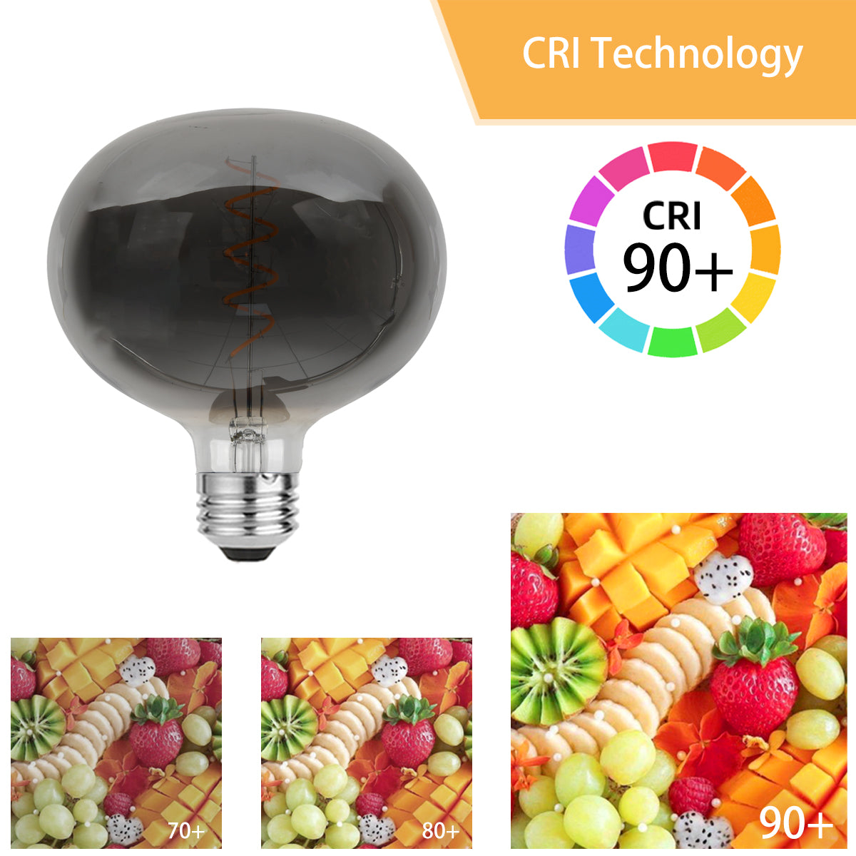 LED smoky gray bulb E150