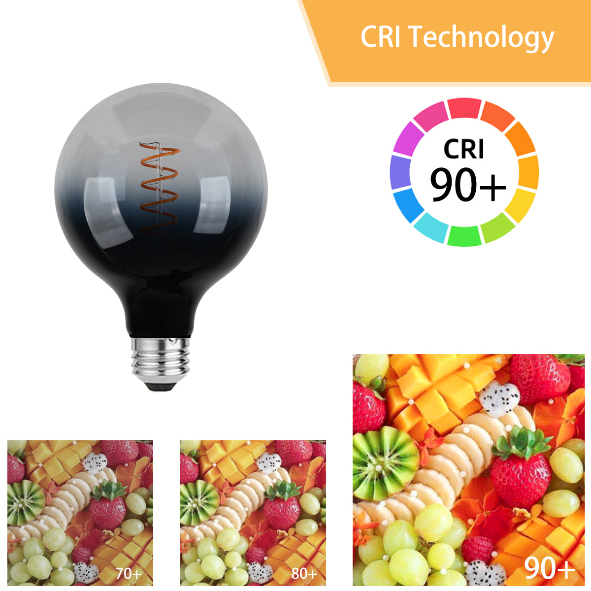 LED colorful bulb G125