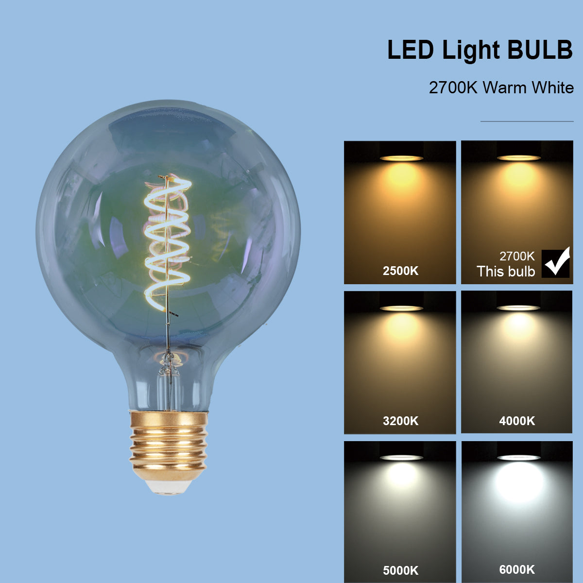 LED Soap bubble color G150