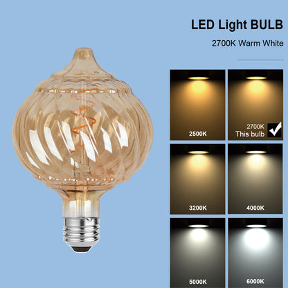 LED Amber bulb G125
