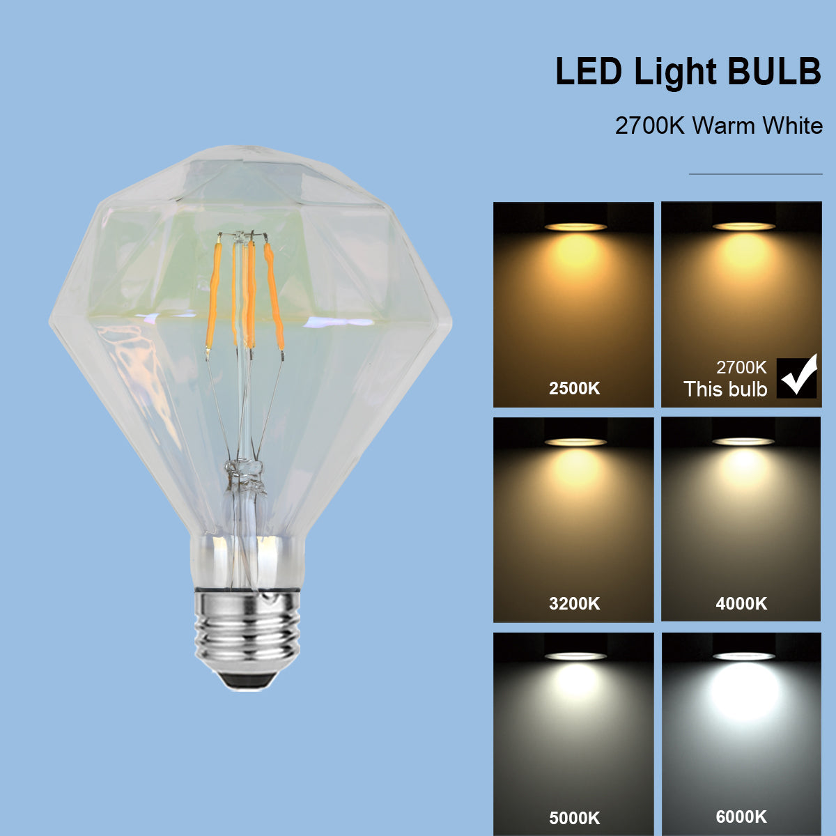 LED Soap bubble color diamond