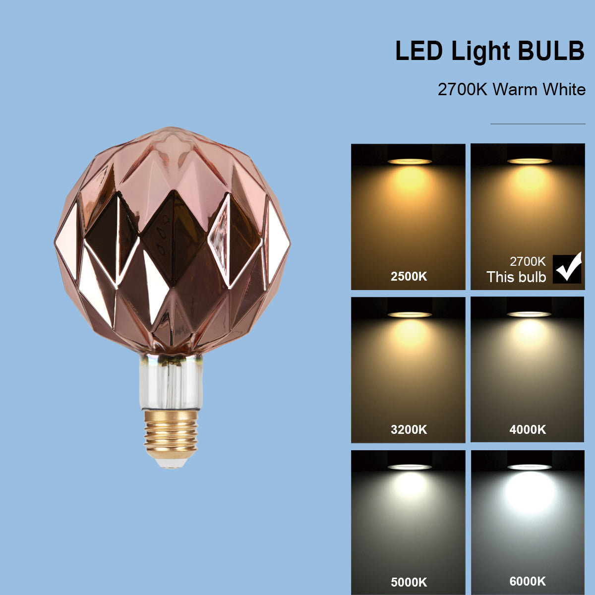 LED Copper light bulb B110