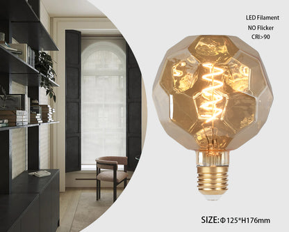 LED Amber bulb Football125