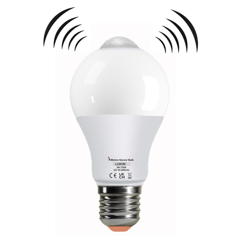 A60 PIR  sensor motion light bulb