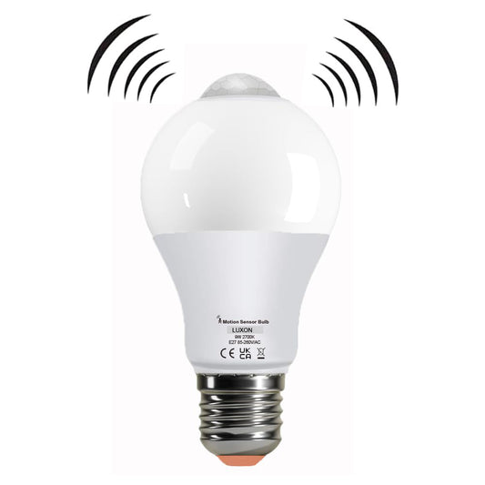 A60 PIR  sensor motion light bulb