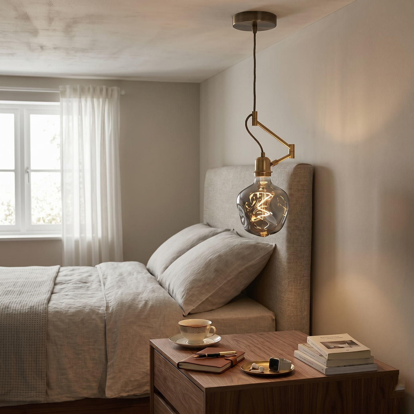 led bulb 5w 2200k silver