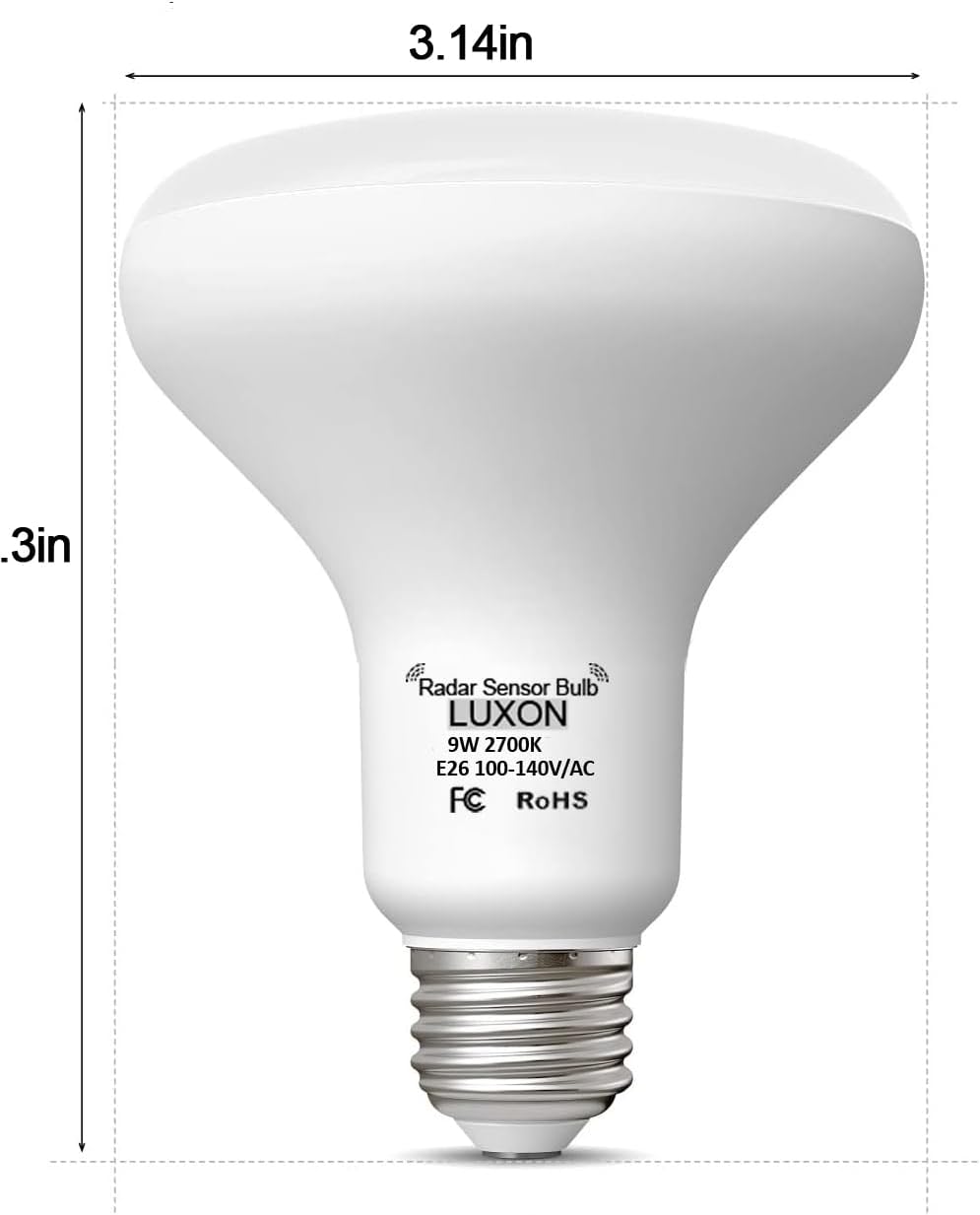 BR radar sensor motion light bulb