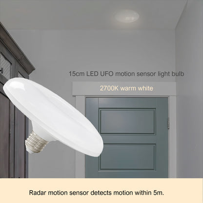 UFO radar sensor motion light bulb