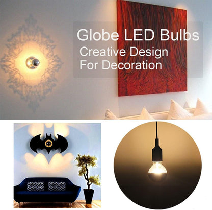 Half Chrome LED Edison Bulb