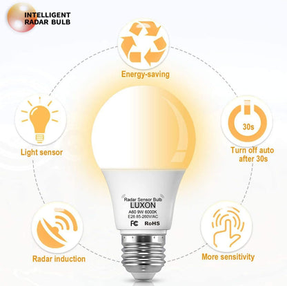 A60 radar sensor motion light bulb