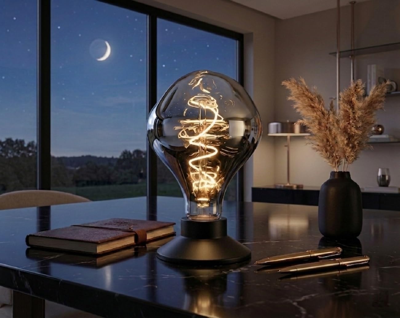 led bulb 5w 2200k A125 smoky gray